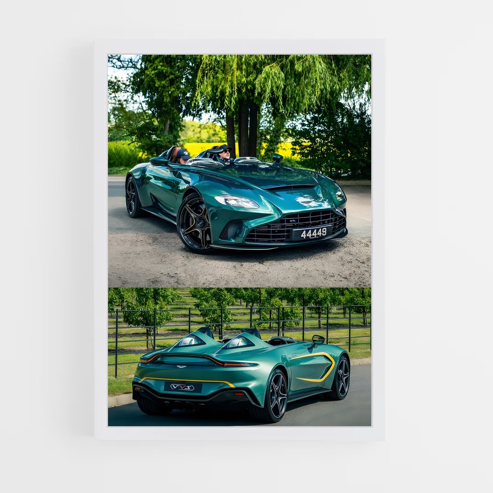 Poster V12 Racer – affiche Aston Martin (vue 3)
